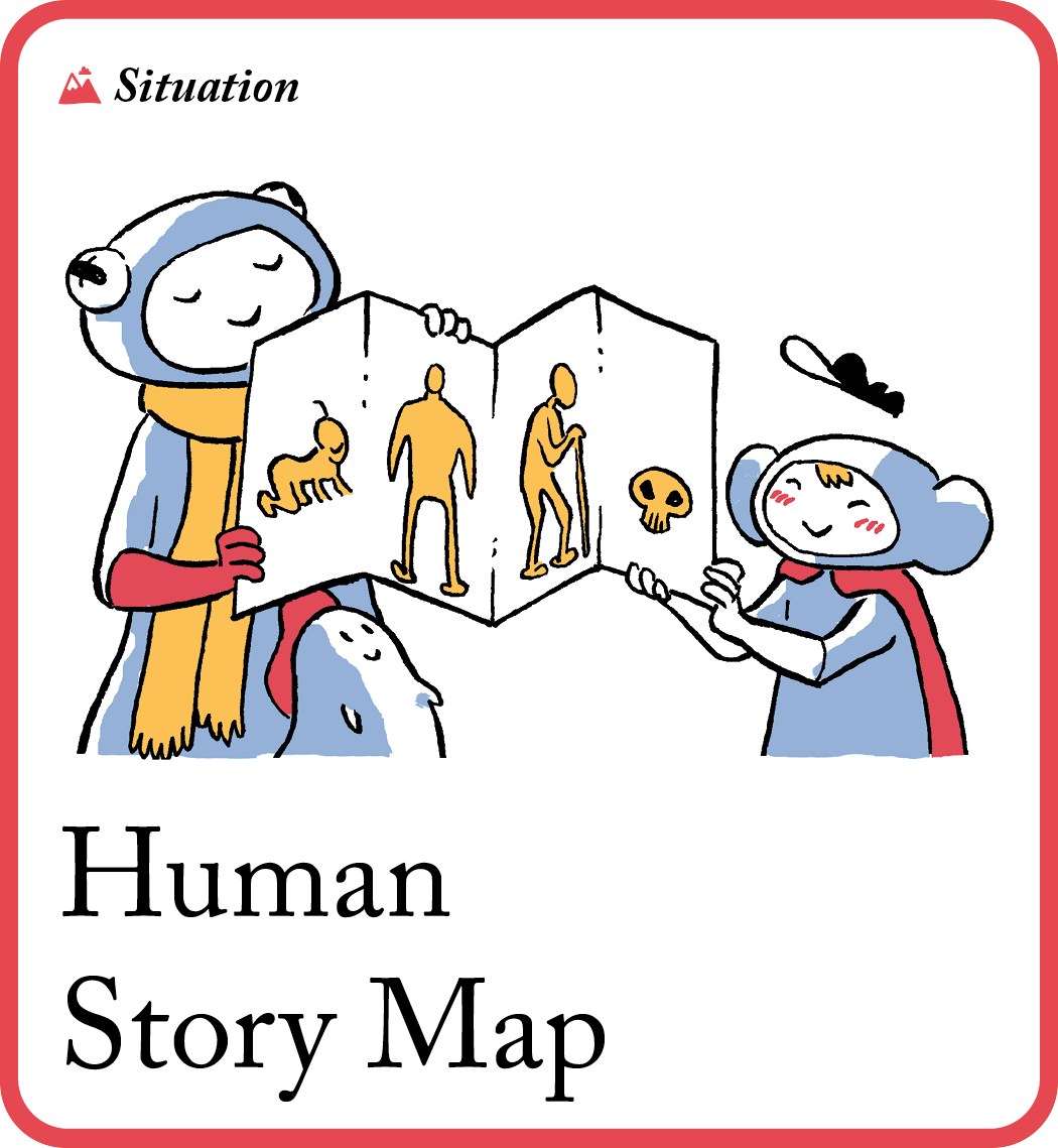 Human story map.